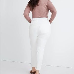 Madewell The High-Rise Perfect Vintage Jean in Tile White sz 31 ND501